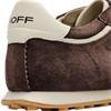 HOFF WOMENS LACE TRAINERS - CHOCOLATE
